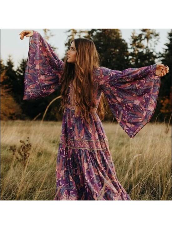 Spell & The Gypsy Collective Dresses & Skirts - Spell & the Gypsy Collective Bianca Boho Maxi Lavender Wisteria Dress
